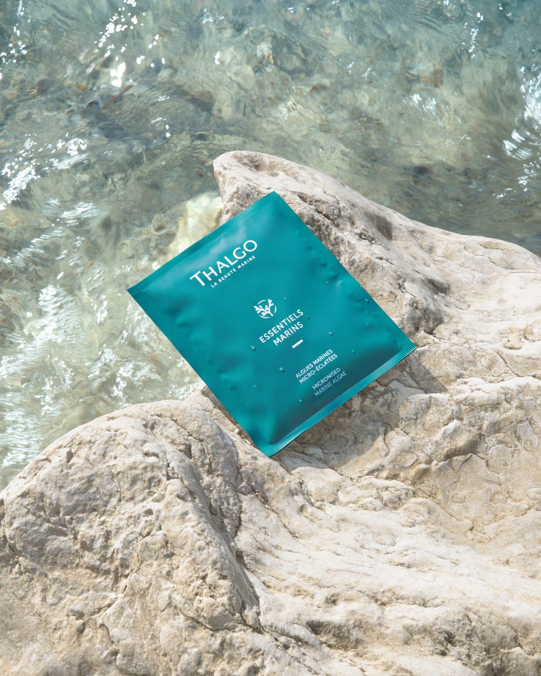 THALGO Micronized Marine Algae — Les Essentiels Marins, bubuk alga laut untuk perawatan tubuh ala marine spa