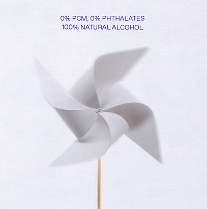 0% PCM 0% Phthalates 100% Natural Alcohol KORRES